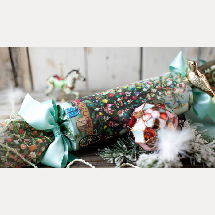 Hartie de ambalat cadouri Bomo Art, model The Luckiest Christmas Trees, 70x100cm, 90g/mp [2]