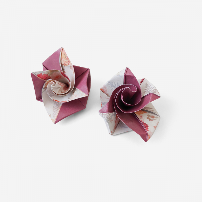 Hartie origami – Flori uscate, 70g, 60 foi [3]