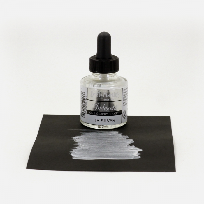 Cerneala caligrafie argintie Iridiscent Silver (1R) [2]