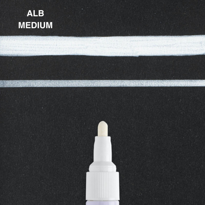 Marker permanent cu vopsea Sakura Pen-Touch Medium 2 mm - diverse culori pentru suprafete multiple [4]
