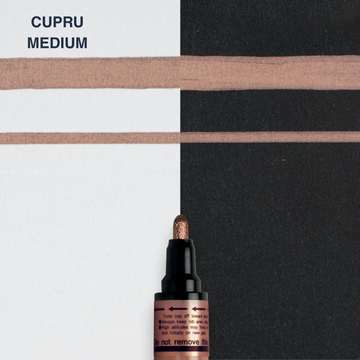 Marker permanent cu vopsea Sakura Pen-Touch Medium 2 mm - diverse culori pentru suprafete multiple [2]