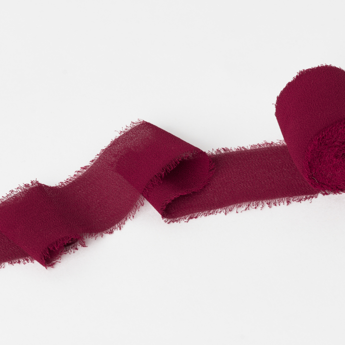 Panglica matase - Burgundy [2]