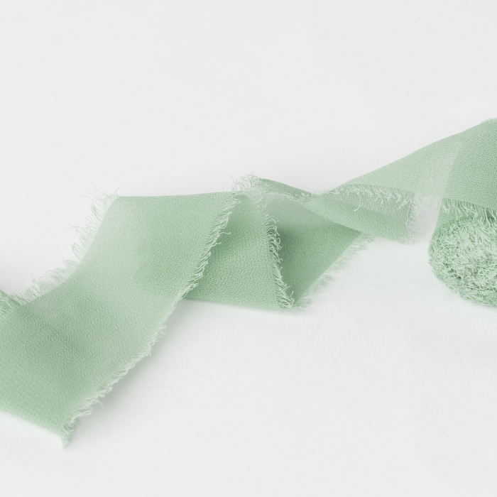 Panglica matase - Verde deschis [2]