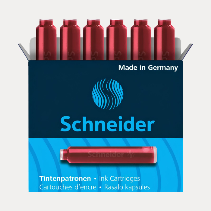 Patroane cerneala Schneider pentru stilou, standard international, 6 buc/cutie, diverse culori [5]