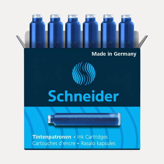 Patroane cerneala Schneider pentru stilou, standard international, 6 buc/cutie, diverse culori [3]