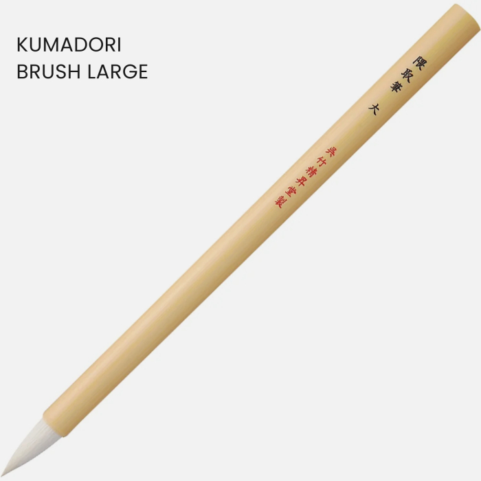 Pensula japoneza pentru caligrafie si pictura, din par natural si bambus, Kuretake Kumadori / Sengaki [5]