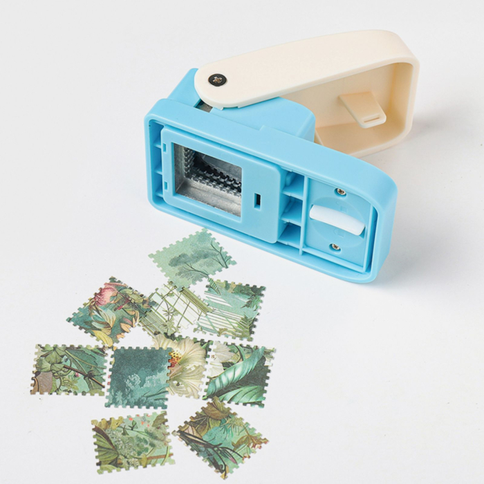 Perforator hartie pentru timbre postale, scrapbooking, DIY, 38.1 x 31.7 mm [3]