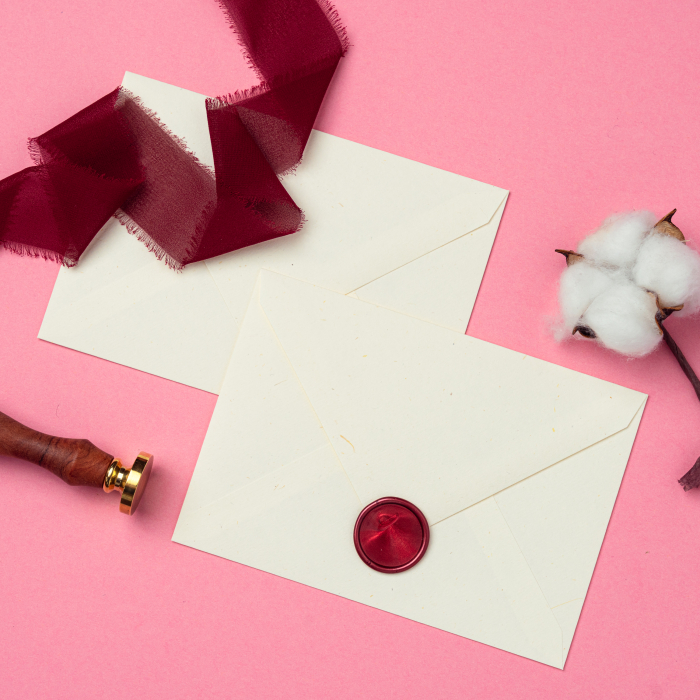 Plic C6 Clairefontaine, hartie naturala din paie de fan Paille, alb cremos cu insertii vegetale, 120g, 114 x 162 mm [3]