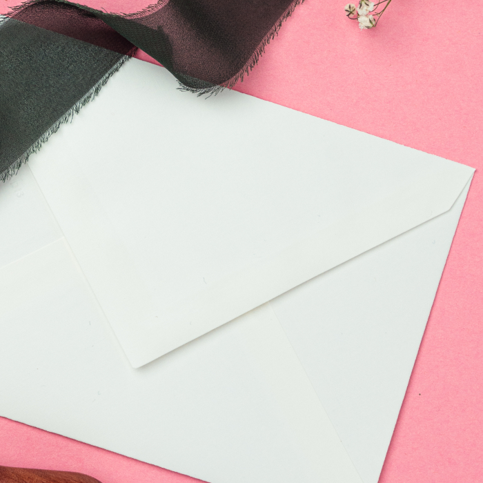 Plic C6 Clairefontaine, hartie tip canvas Toile Imperiale, alb, 100g, 114 x 162 mm [3]