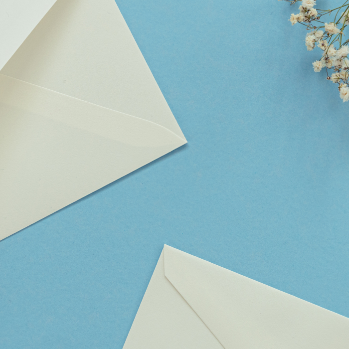 Plic DL Clairefontaine, hartie din bumbac Velin pur Cotton, alb cremos, 125g, 110 x 220 mm [4]