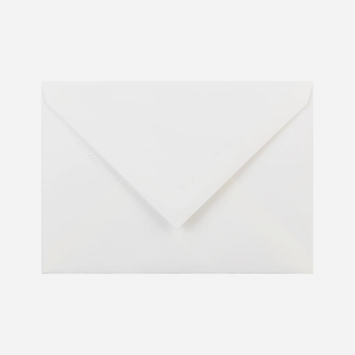Plic C6 Clairefontaine, hartie tip canvas Toile Imperiale, alb, 100g, 114 x 162 mm [2]