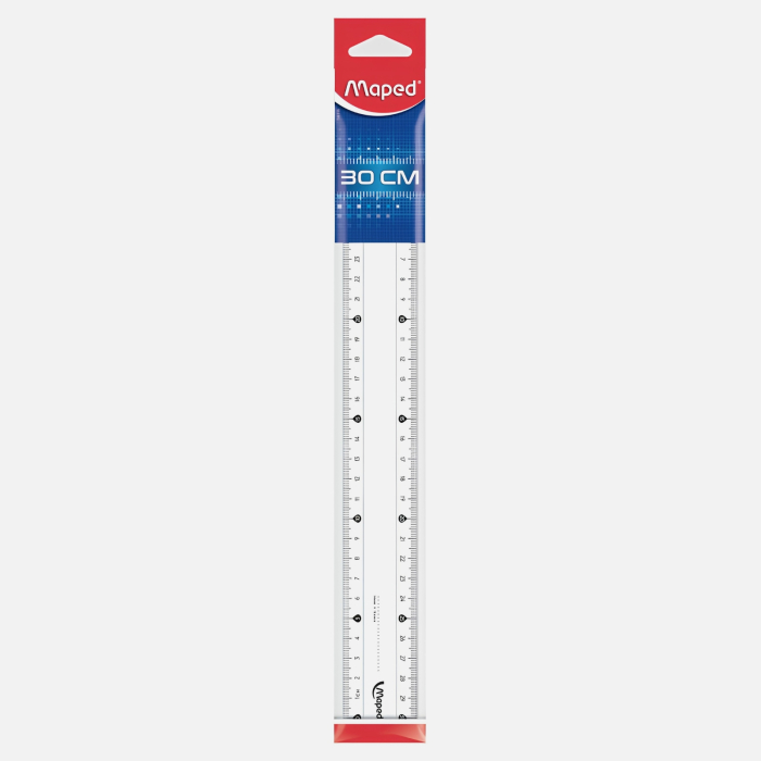 Rigla Maped Classic cu dubla gradatie, rigla scolara transparenta [2]