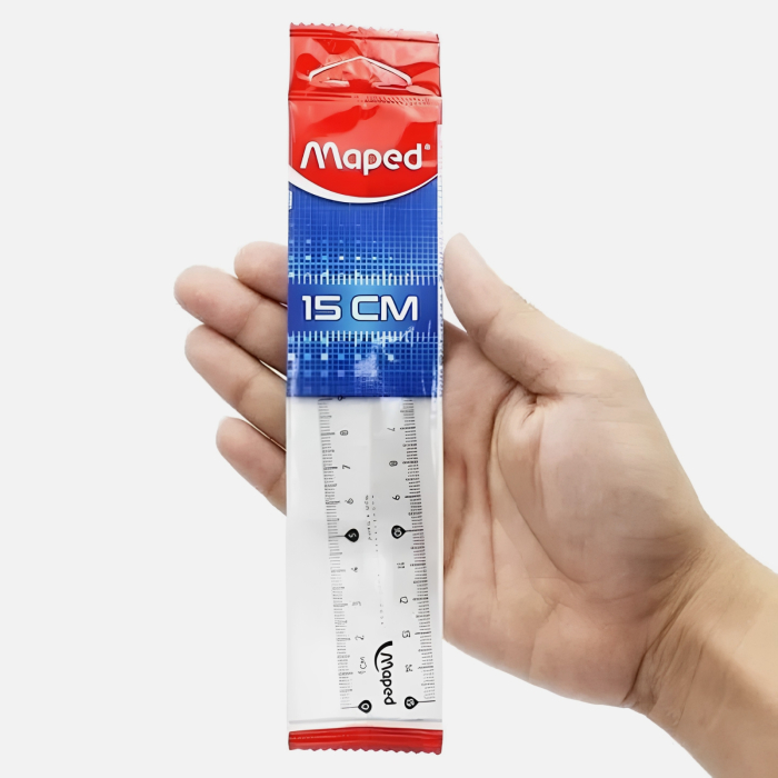 Rigla Maped Classic cu dubla gradatie, rigla scolara transparenta [3]