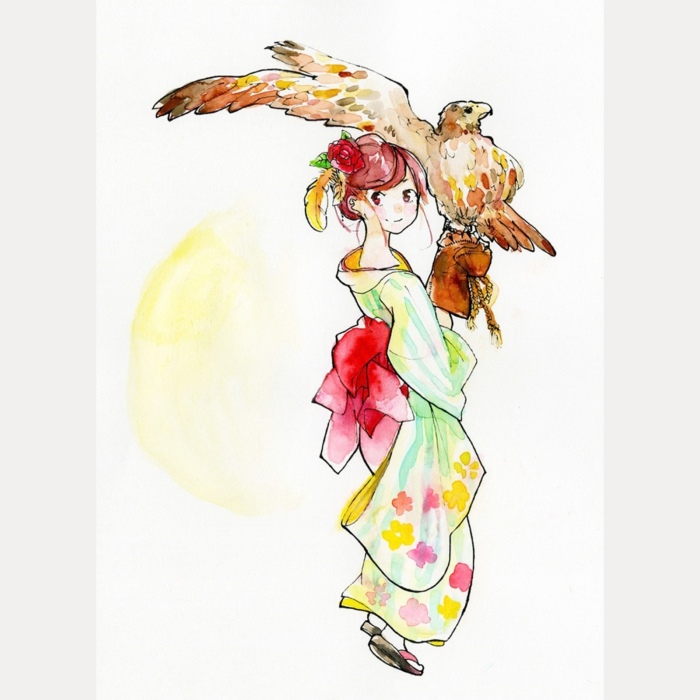Set 12 acuarele japoneze Kuretake Gansai Tambi, ilustratie, caligrafie - set 1 [8]