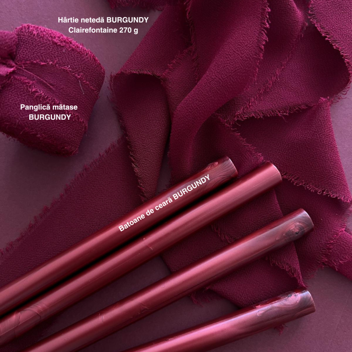 Set 5 batoane de ceara pentru sigilii - Burgundy [3]