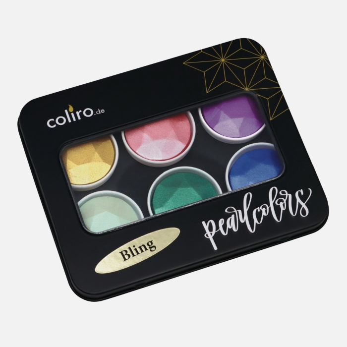 Set 6 acuarele caligrafie si pictura - Bling [4]