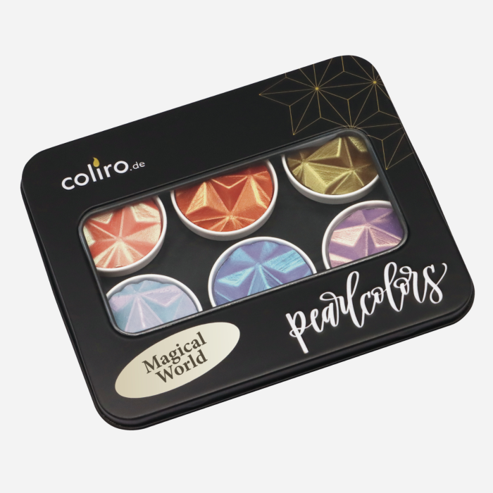 Set 6 acuarele caligrafie si pictura - Magical World [3]