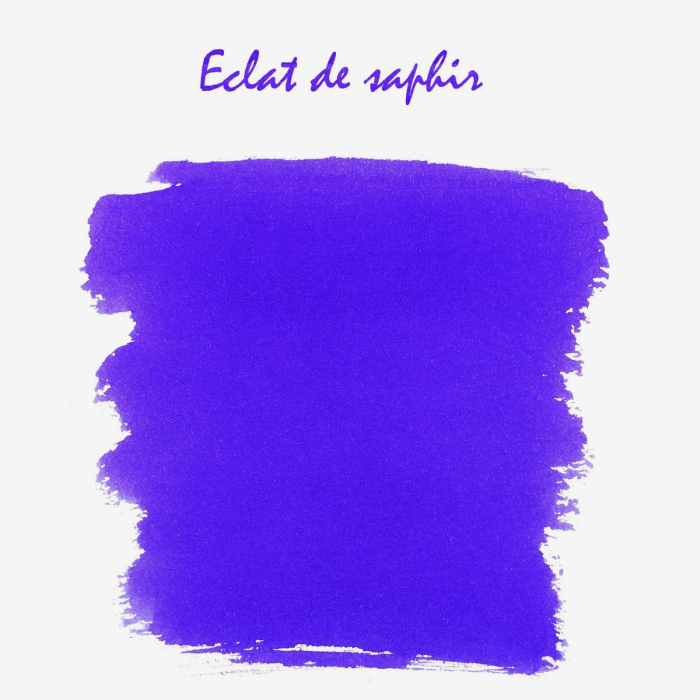 Set 6 rezerve cerneala albastra pentru stilou, Eclat de saphir - La Perle des Encres, Jacques Herbin [4]