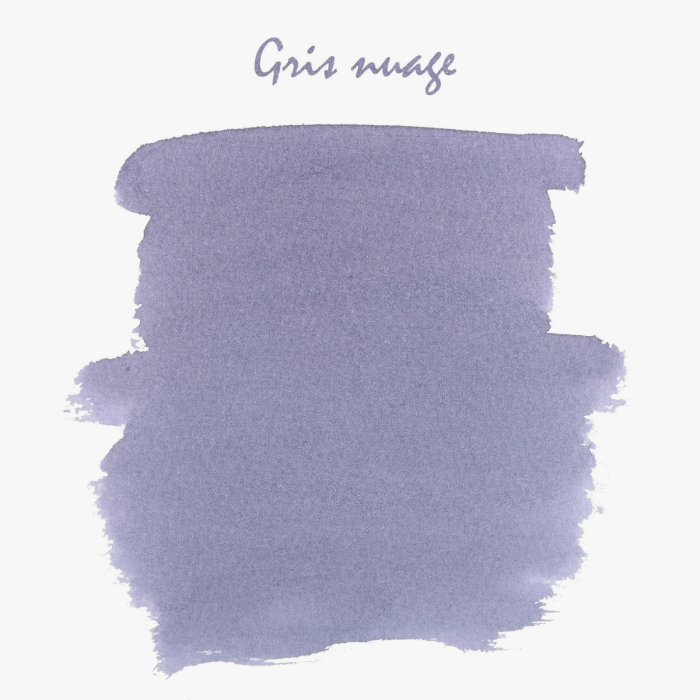 Set 6 rezerve cerneala gri pentru stilou, Gris nuage - La Perle des Encres, Jacques Herbin [3]