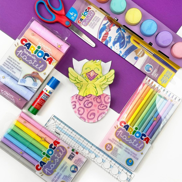Set 8 carioci pastel lavabile, non toxice pentru copii si adulti, Carioca Pastel [7]
