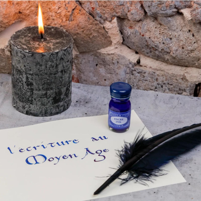 Set caligrafie cu pana de scris, Medieval writing set -  Jacques Herbin [5]