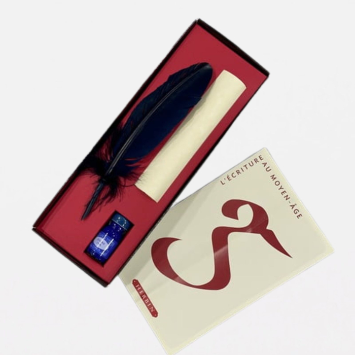 Set caligrafie cu pana de scris, Medieval writing set -  Jacques Herbin [3]