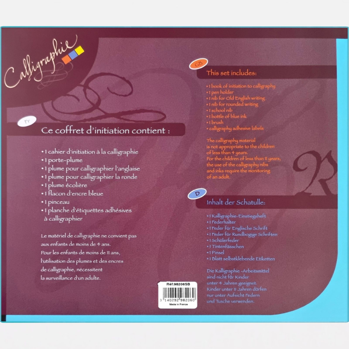 Set complet de invatare caligrafie copperplate si italic (ronde) - Brause [4]