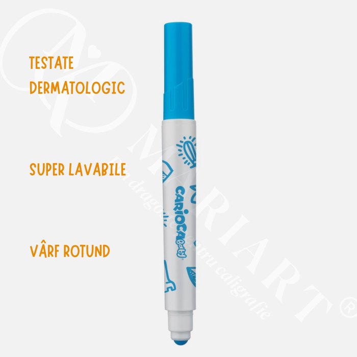 Set creativ Carioca Baby +2 ani, joc educativ de construit și colorat cu roboti [3]