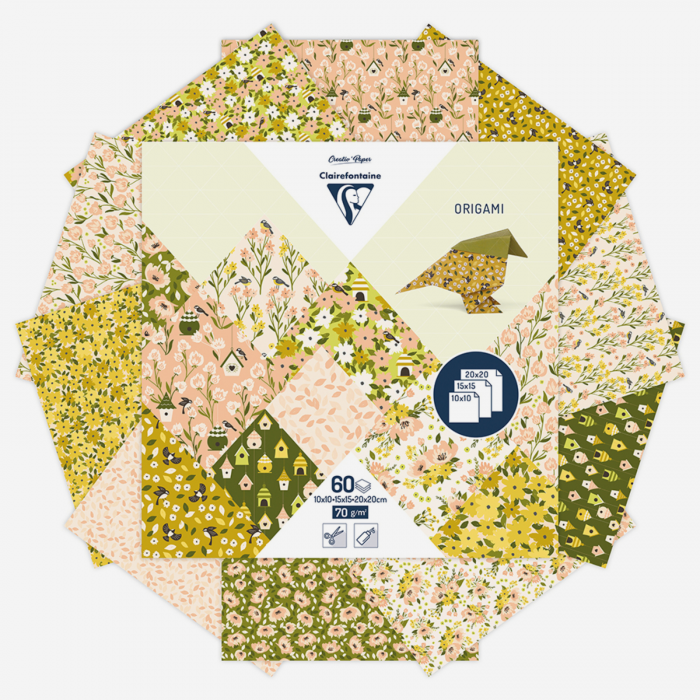 Hartie origami – Primavara, 70g, 60 foi [2]