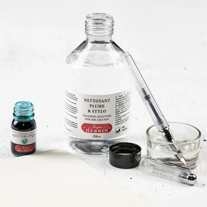 Solutie pentru curatat stilouri, penite de caligrafie, pensule, 250 ml Jacques Herbin [2]