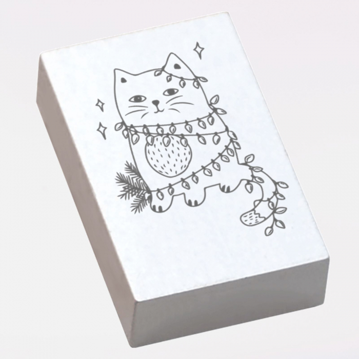 Stampila Pisica nazdravana, 53x33mm, May&Berry pentru hobby, art&craft, activitati copii [2]