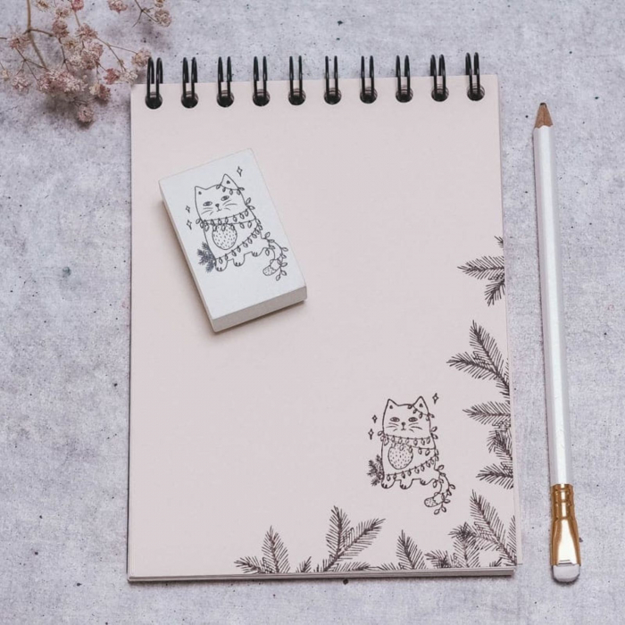 Stampila Pisica nazdravana, 53x33mm, May&Berry pentru hobby, art&craft, activitati copii [4]