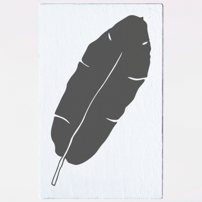 Stampila Pana vultur, 53x33mm, May&Berry pentru hobby, art&craft, activitati copii [1]