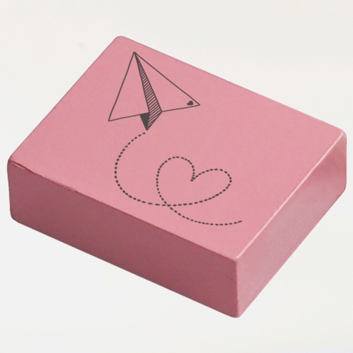 Stampila Avion de hartie, 43x33mm, May&Berry pentru hobby, art&craft, activitati copii [2]