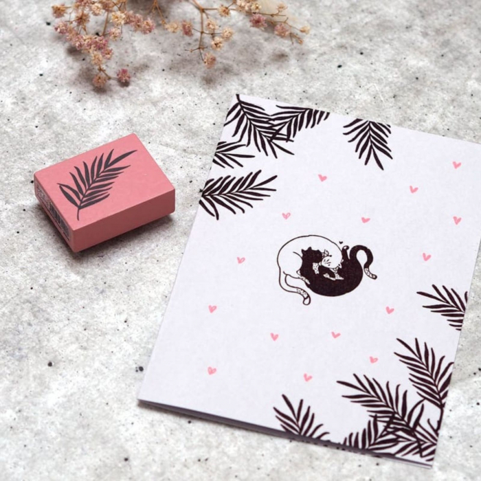 Stampila Ramura bambus, 43x33mm, May&Berry pentru hobby, art&craft, activitati copii [4]