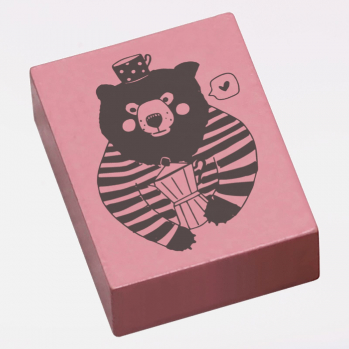 Stampila Ursul cafegiu, 43x33mm, May&Berry pentru hobby, art&craft, activitati copii [2]