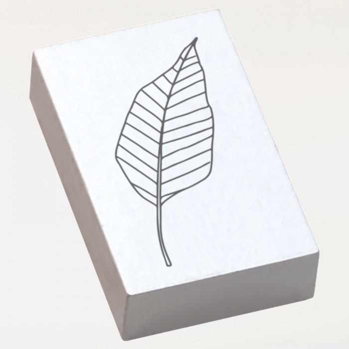 Stampila Frunza stilizata, 53x33mm, May&Berry pentru hobby, art&craft, activitati copii [2]