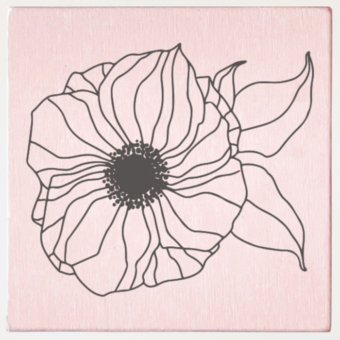 Stampila Floare de mac, 43x43mm, May&Berry pentru hobby, art&craft, activitati copii [1]