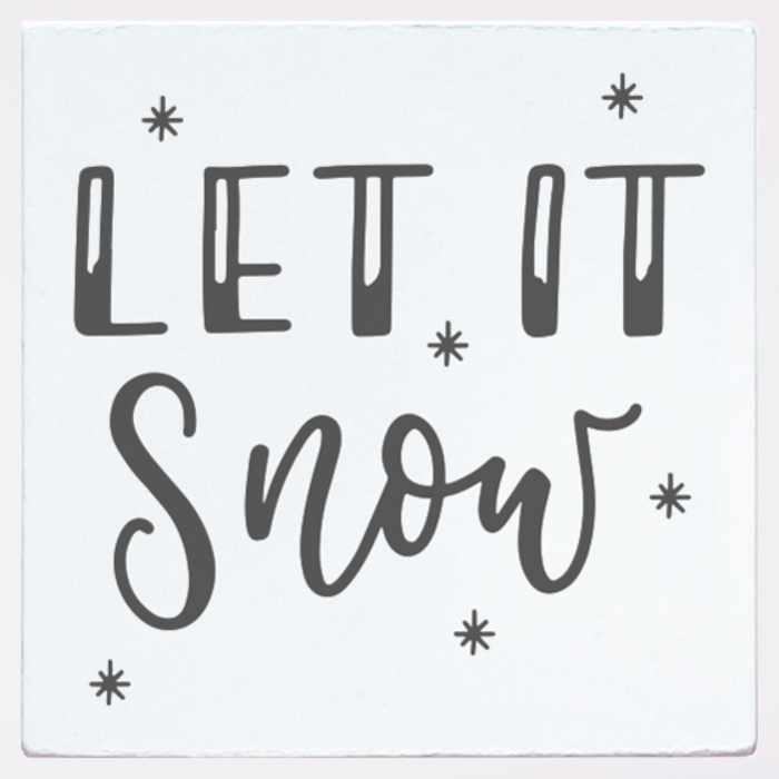Stampila Let it Snow, 43x43mm, May&Berry pentru hobby, art&craft, activitati copii [1]