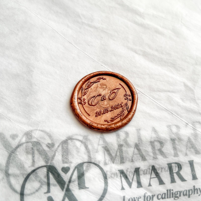 Stampila personalizata din alama - Logo [3]