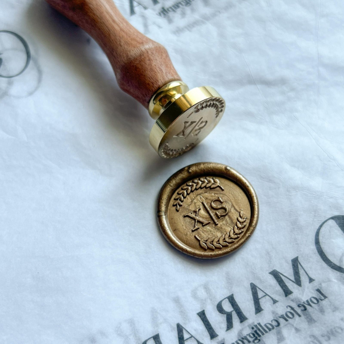 Ștampilă personalizată din alamă - Logo [4]