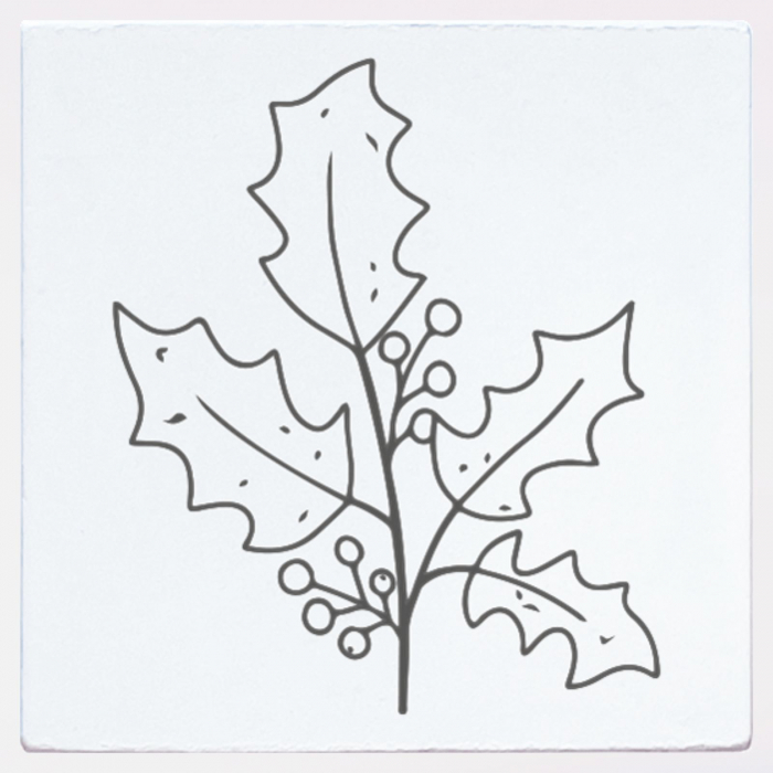 Stampila Frunza de stejar, 43x43mm, May&Berry pentru hobby, art&craft, activitati copii [1]