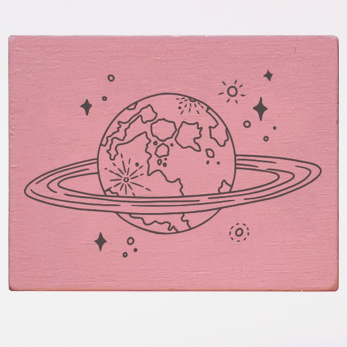 Stampila Planeta Saturn, 43x33mm, May&Berry pentru hobby, art&craft, activitati copii [1]