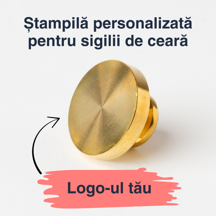 Stampilă personalizata din alama - Logo [1]