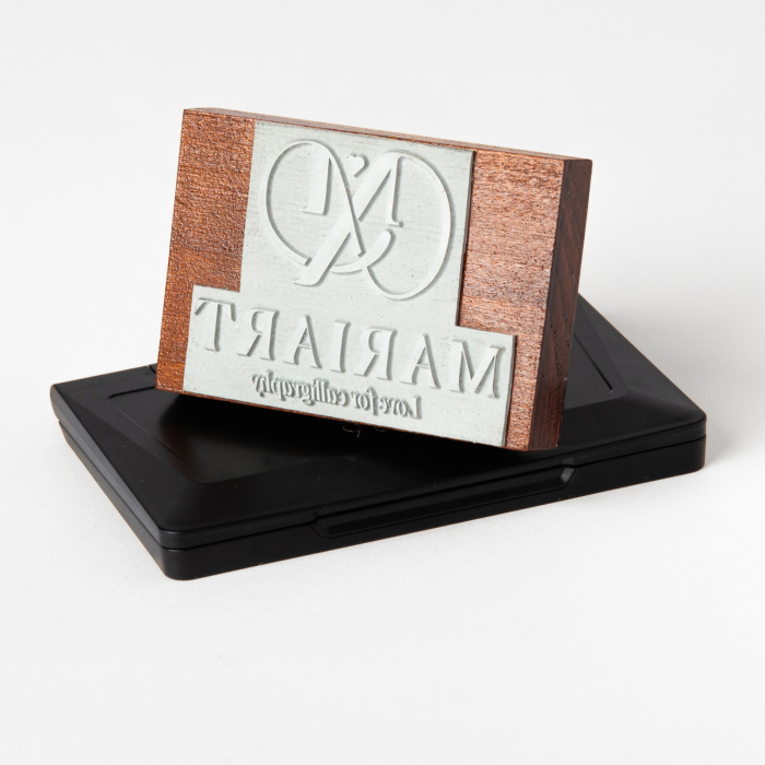 Stampila personalizata din lemn - Logo [2]