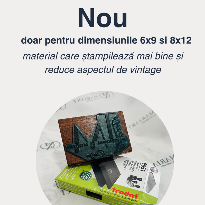 Stampila personalizata din lemn - Logo [2]