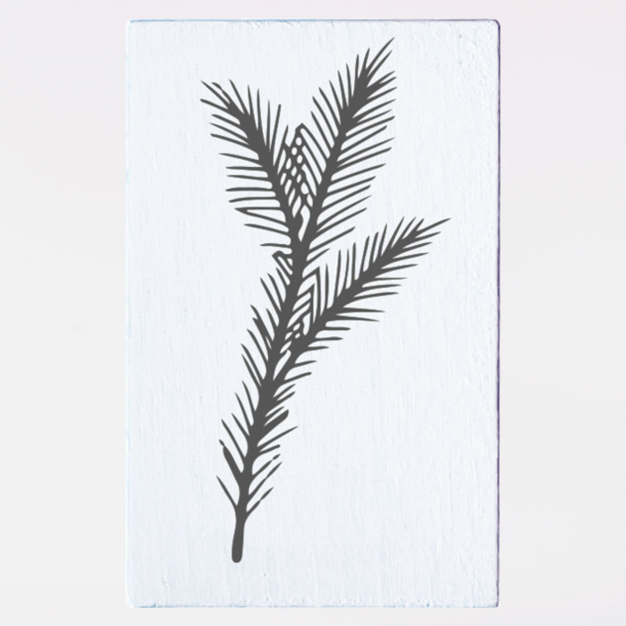 Stampila Ramura de brad, 53x33mm, May&Berry pentru hobby, art&craft, activitati copii [1]