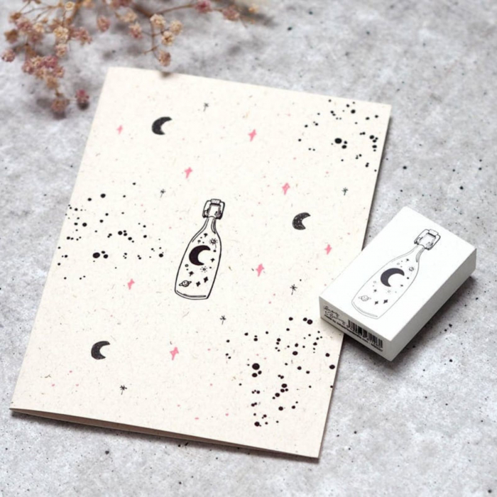 Stampila Universul din sticla, 53x33mm, May&Berry pentru hobby, art&craft, activitati copii [4]