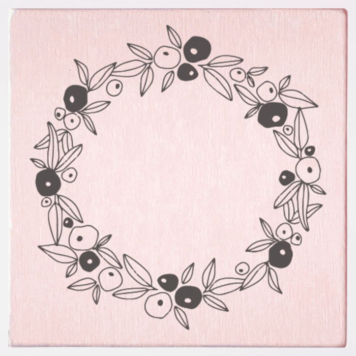 Stampila Coronita cu merisoare,  43x43mm, May&Berry pentru hobby, art&craft, activitati copii [1]