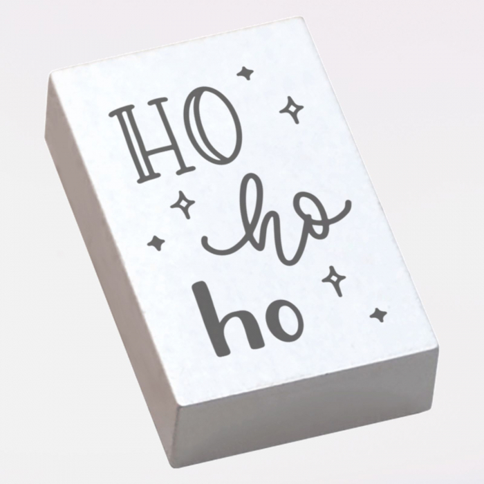 Stampila Ho Ho Ho, 53x33mm, May&Berry pentru hobby, art&craft, activitati copii [2]